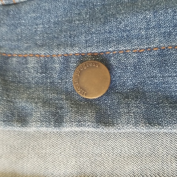 Life In Progress Boho Jean Jacket - Picture 6 of 9